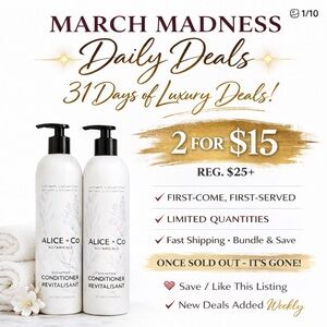 (2 PACK) CONDITIONER ALICE +Co BOTANICALS 🪻LAVENDER🪻& EUCALYPTUS